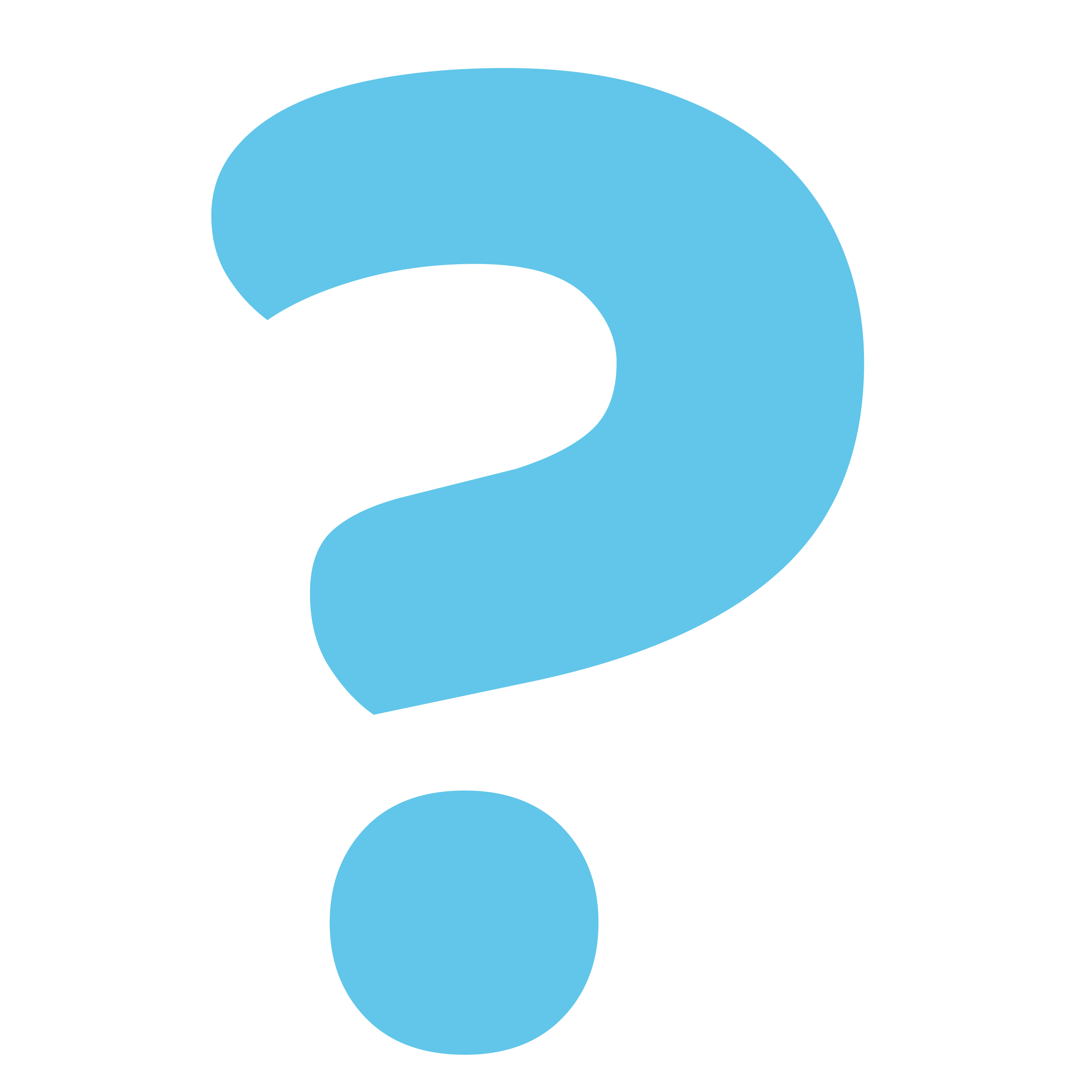Fragezeichen-Icon als Symbol für Fragen und persönliche Beratung